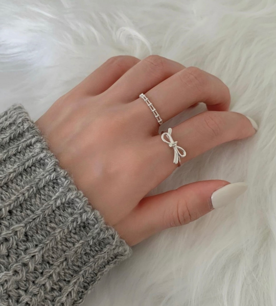 [sora'de] (925silver) Ribbon Ring