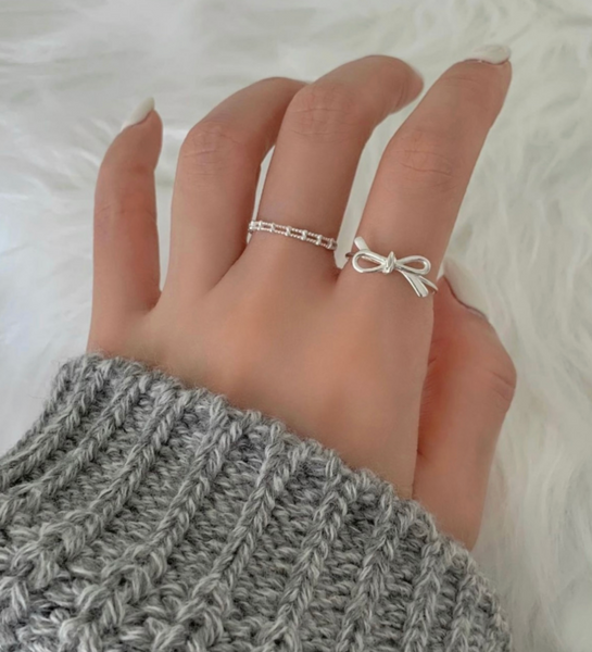 [sora'de] (925silver) Ribbon Ring