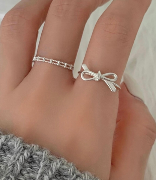 [sora'de] (925silver) Ribbon Ring