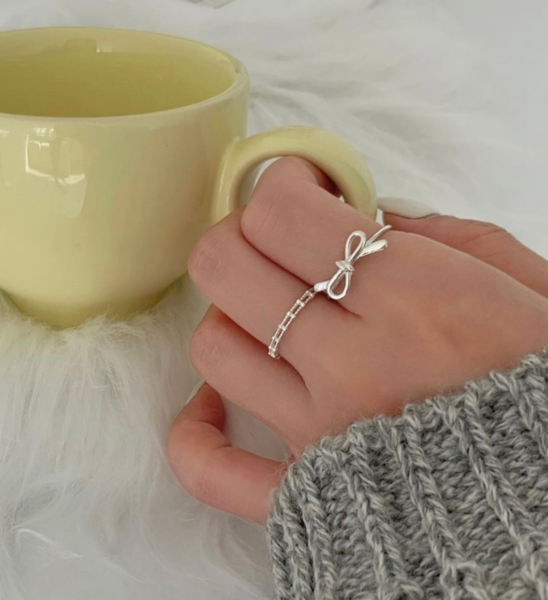 [sora'de] (925silver) Ribbon Ring