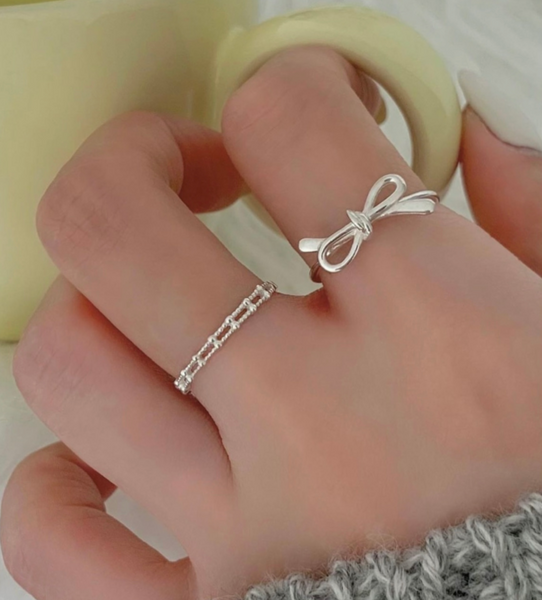 [sora'de] (925silver) Ribbon Ring