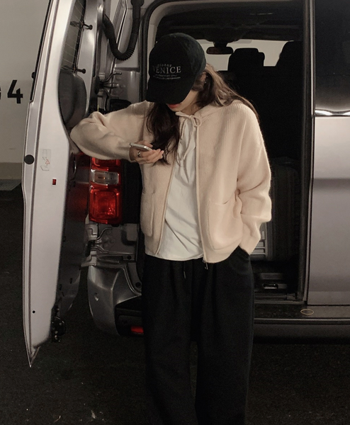 [SLOWAND] # SLOWMADE Winter Two Way Jogger Fleece-Lined Pants