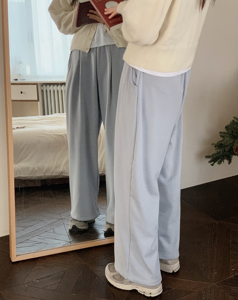 [SLOWAND] # SLOWMADE Winter Two Way Jogger Fleece-Lined Pants