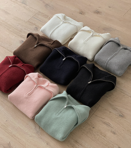 [SLOWAND] Our Choice Knitwear Zip-up / Semi Zip-up Knitwear