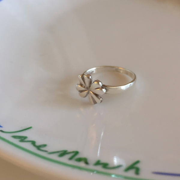 [moat] Clover Ring (silver925)