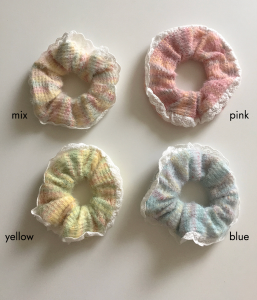 [moat] Candy Knit Scrunchy (2Type)