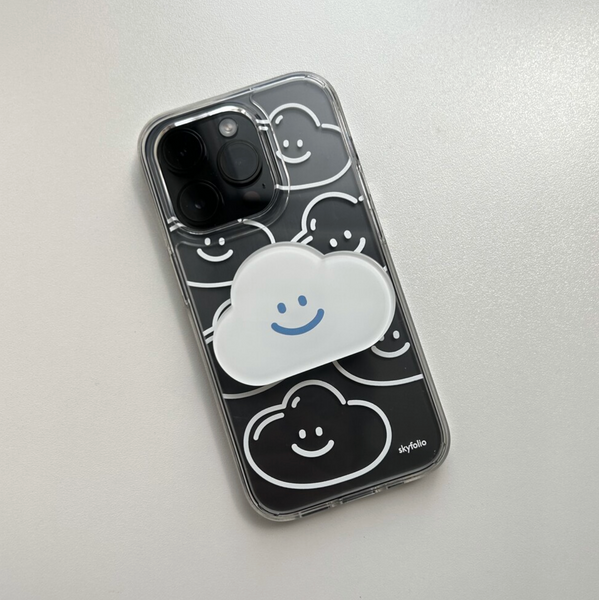 [skyfolio] White Cloud Acrylic Grip Tok