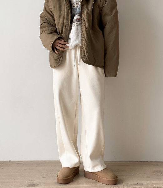 [SLOWAND] # SLOWMADE Real Winter Wool Napping Pants