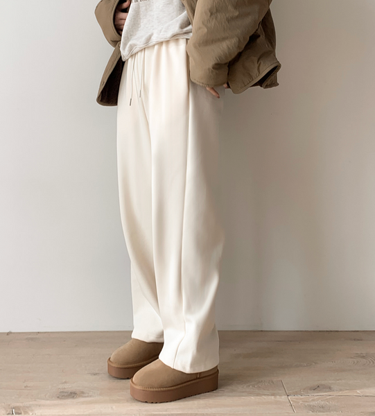 [SLOWAND] # SLOWMADE Real Winter Wool Napping Pants