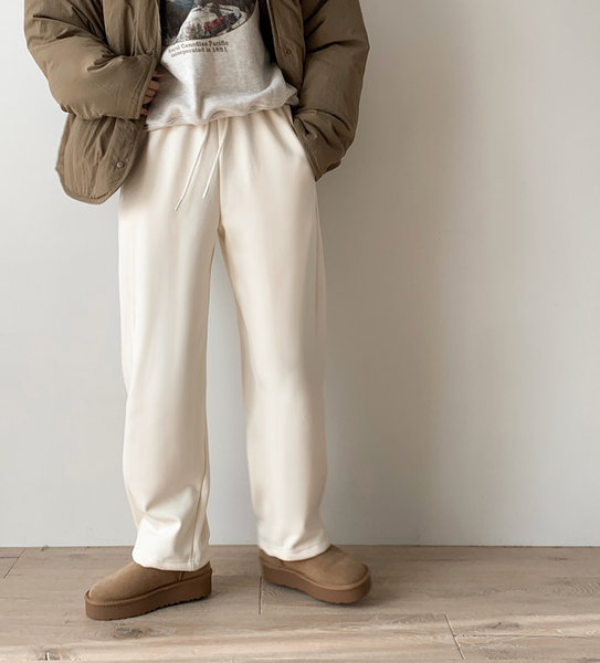 [SLOWAND] # SLOWMADE Real Winter Wool Napping Pants