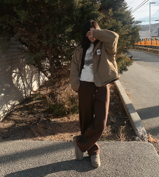 [SLOWAND] # SLOWMADE Real Winter Wool Napping Pants