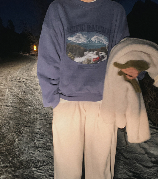 [SLOWAND] Pacific Thick Napping Sweatshirt