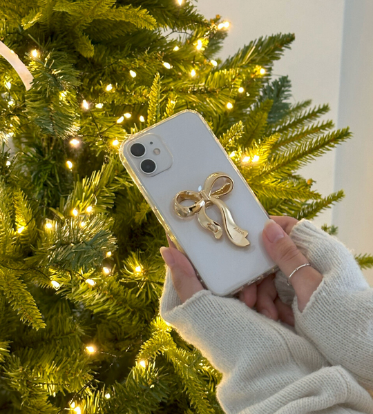 [Aicu Studio] Our Ribbon Gold Phone Case (PRE-ORDER)