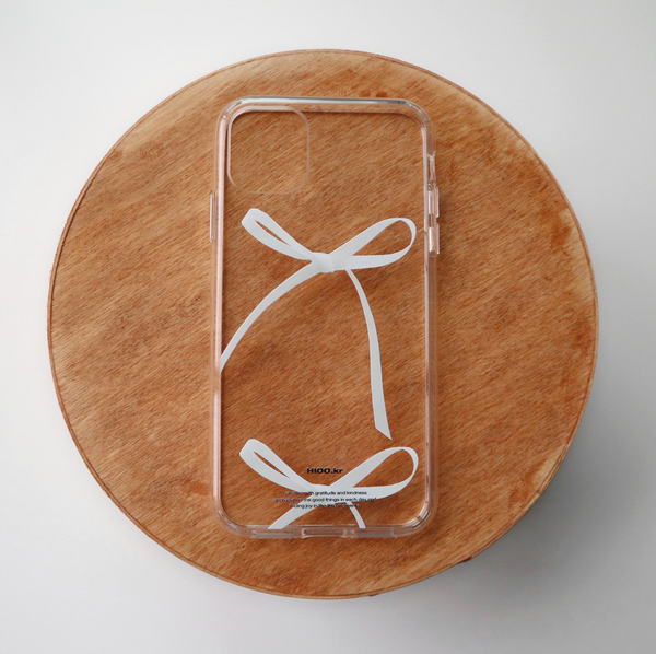 [hioo.kr] Ribbon Clear Case / MagSafe Clear Case