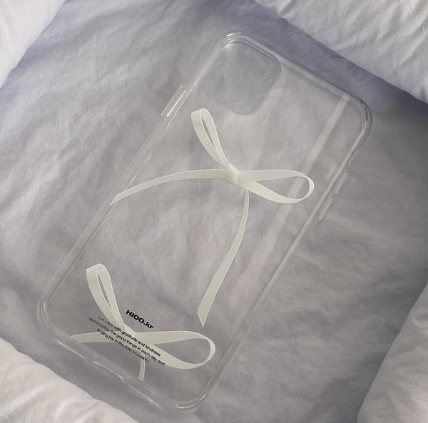 [hioo.kr] Ribbon Clear Case / MagSafe Clear Case