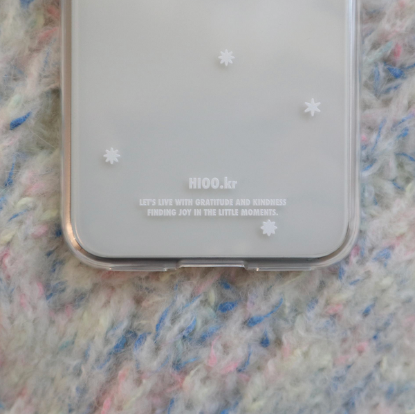[hioo.kr] Snowy Clear Case / MagSafe Clear Case