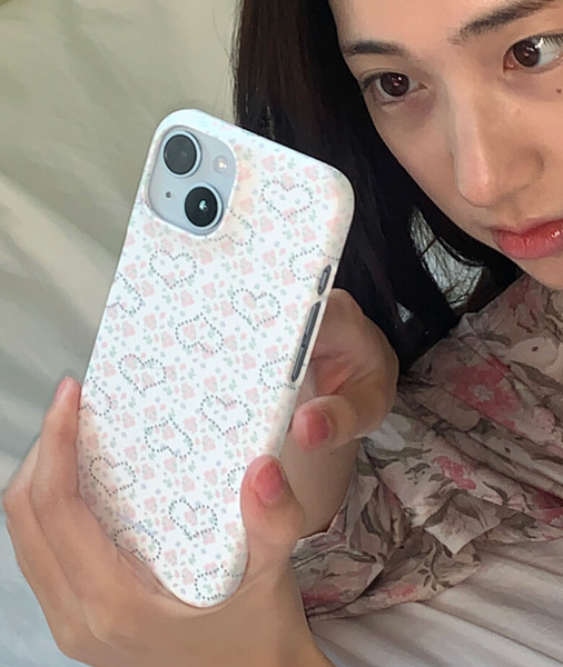 [muse mood] Baby Heart Flower Phone Case