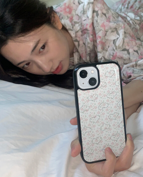 [muse mood] Baby Heart Flower Epoxy Phone Case
