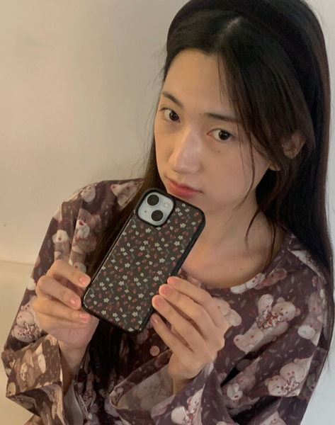 [muse mood] Strawberry Brownie Epoxy Phone Case