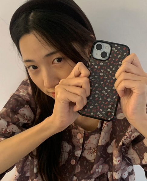[muse mood] Strawberry Brownie Epoxy Phone Case