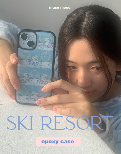 [muse mood] Ski Resort Epoxy Phone Case