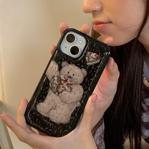 [muse mood] Kirsch Cake Epoxy Phone Case