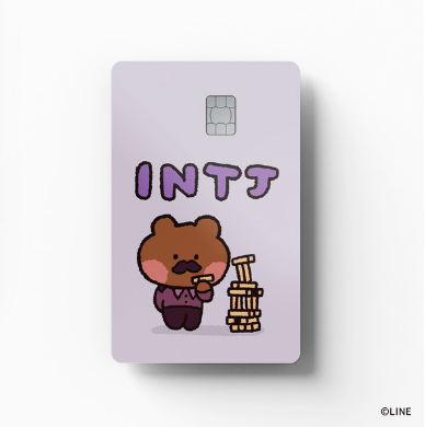 [Gosty] Card Sticker (Line Friends MBTI)