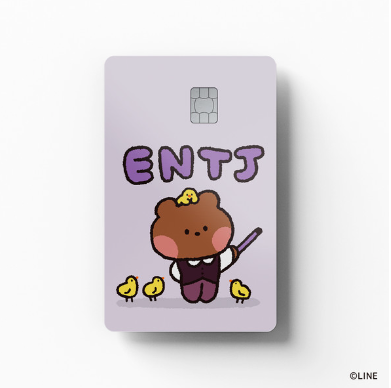 [Gosty] Card Sticker (Line Friends MBTI)