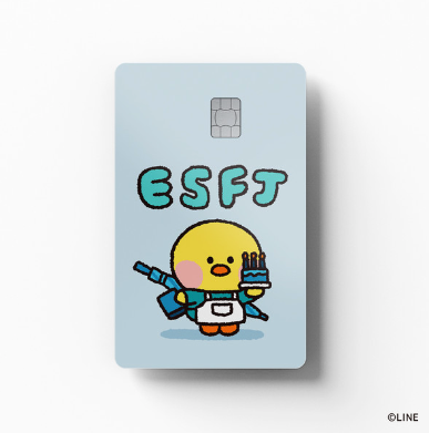 [Gosty] Card Sticker (Line Friends MBTI)