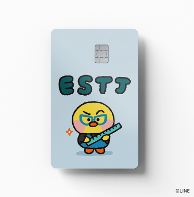 [Gosty] Card Sticker (Line Friends MBTI)