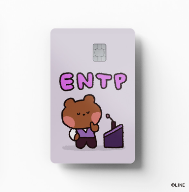 [Gosty] Card Sticker (Line Friends MBTI)