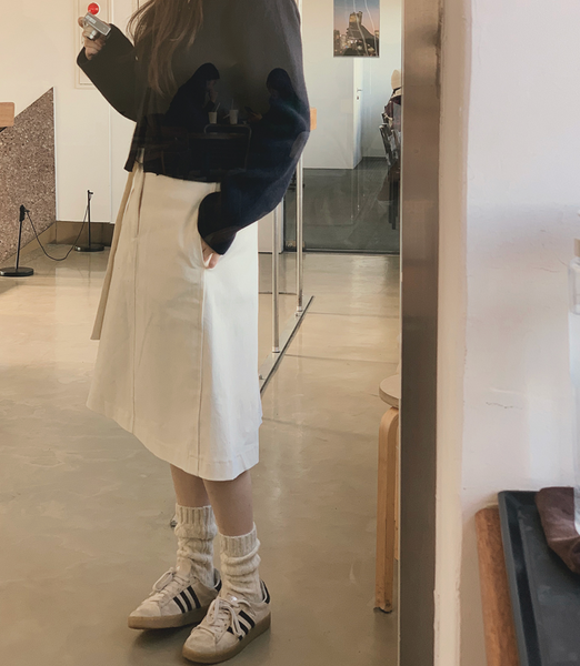 [SLOWAND] Our Mood Winter Belt Skirt (PRE-ORDER)