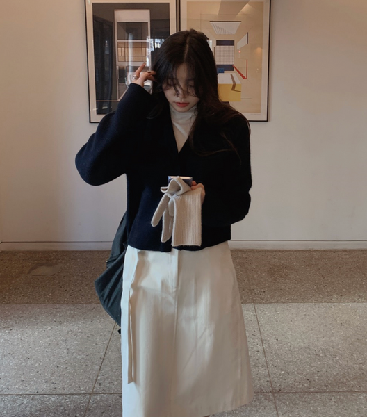 [SLOWAND] Our Mood Winter Belt Skirt (PRE-ORDER)