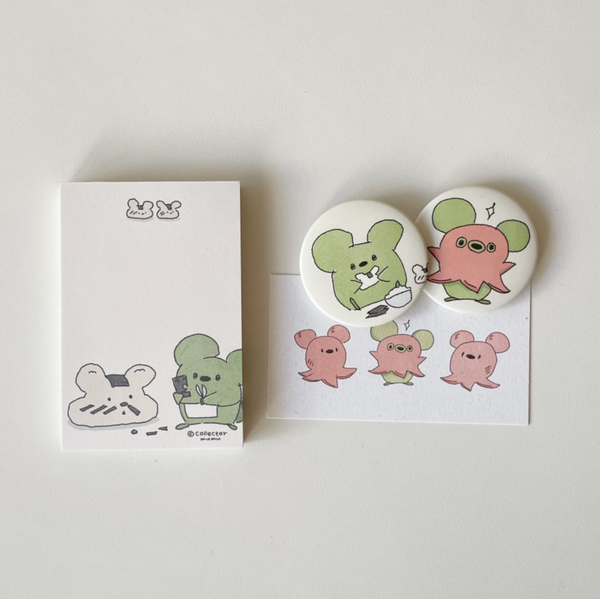 [collector mumu] 콩쥐의 중꺾밥 도시락 Keyring Set