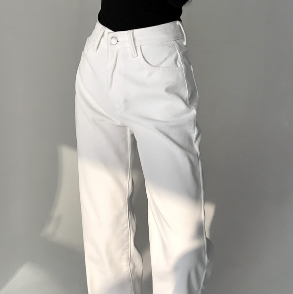 [CREAM CHEESE] Winter Napping Corduroy Wide Pants