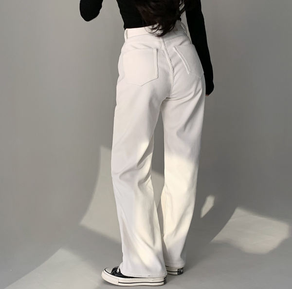 [CREAM CHEESE] Winter Napping Corduroy Wide Pants