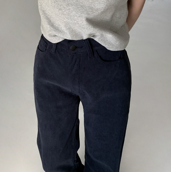 [CREAM CHEESE] Winter Napping Corduroy Wide Pants