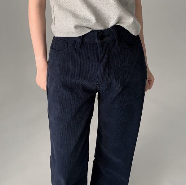 [CREAM CHEESE] Winter Napping Corduroy Wide Pants