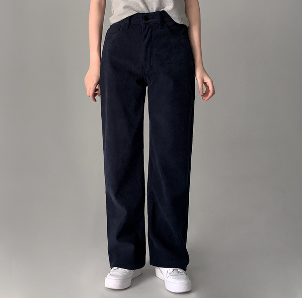 [CREAM CHEESE] Winter Napping Corduroy Wide Pants