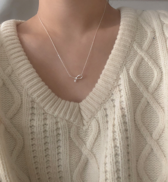 [moat] Tude Necklace (silver925)