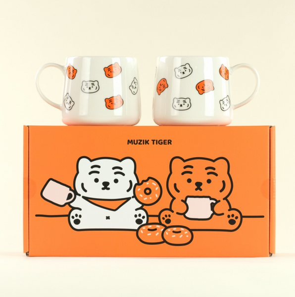 [MUZIK TIGER] Ceramic Mug Set (2P) 340ml