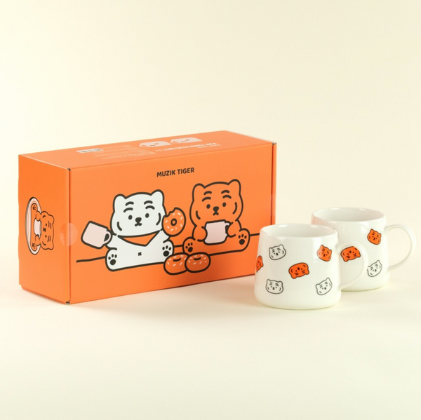 [MUZIK TIGER] Ceramic Mug Set (2P) 340ml