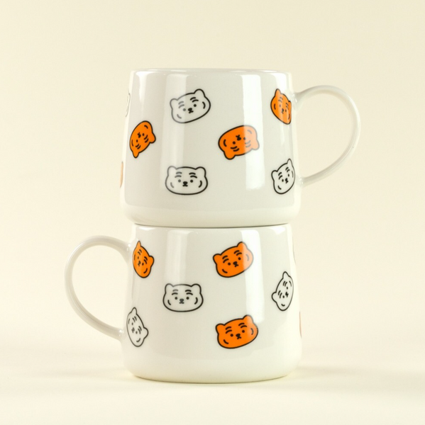 [MUZIK TIGER] Ceramic Mug Set (2P) 340ml