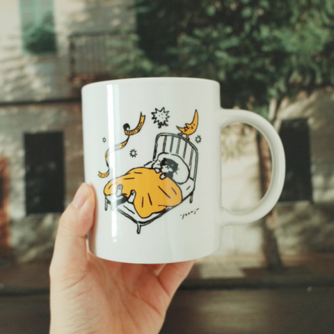 [HUGINN AND MUNINN] Good Night Mug 350ml