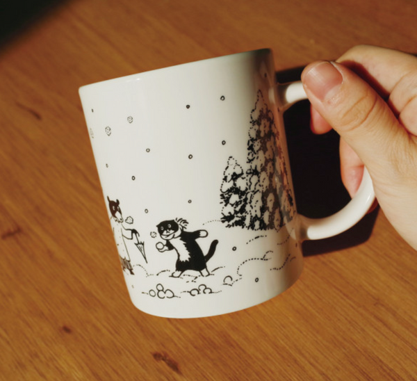 [HUGINN AND MUNINN] Snowy Day Mug 350ml