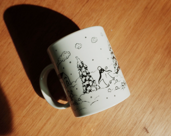 [HUGINN AND MUNINN] Snowy Day Mug 350ml