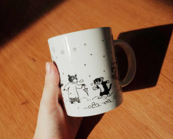 [HUGINN AND MUNINN] Snowy Day Mug 350ml