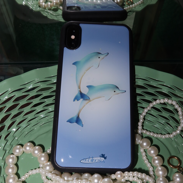 [neblinoso] Twin Dolphin Epoxy Phone Case