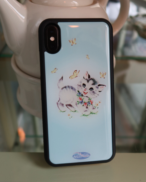 [neblinoso] Blue Cat Epoxy Phone Case