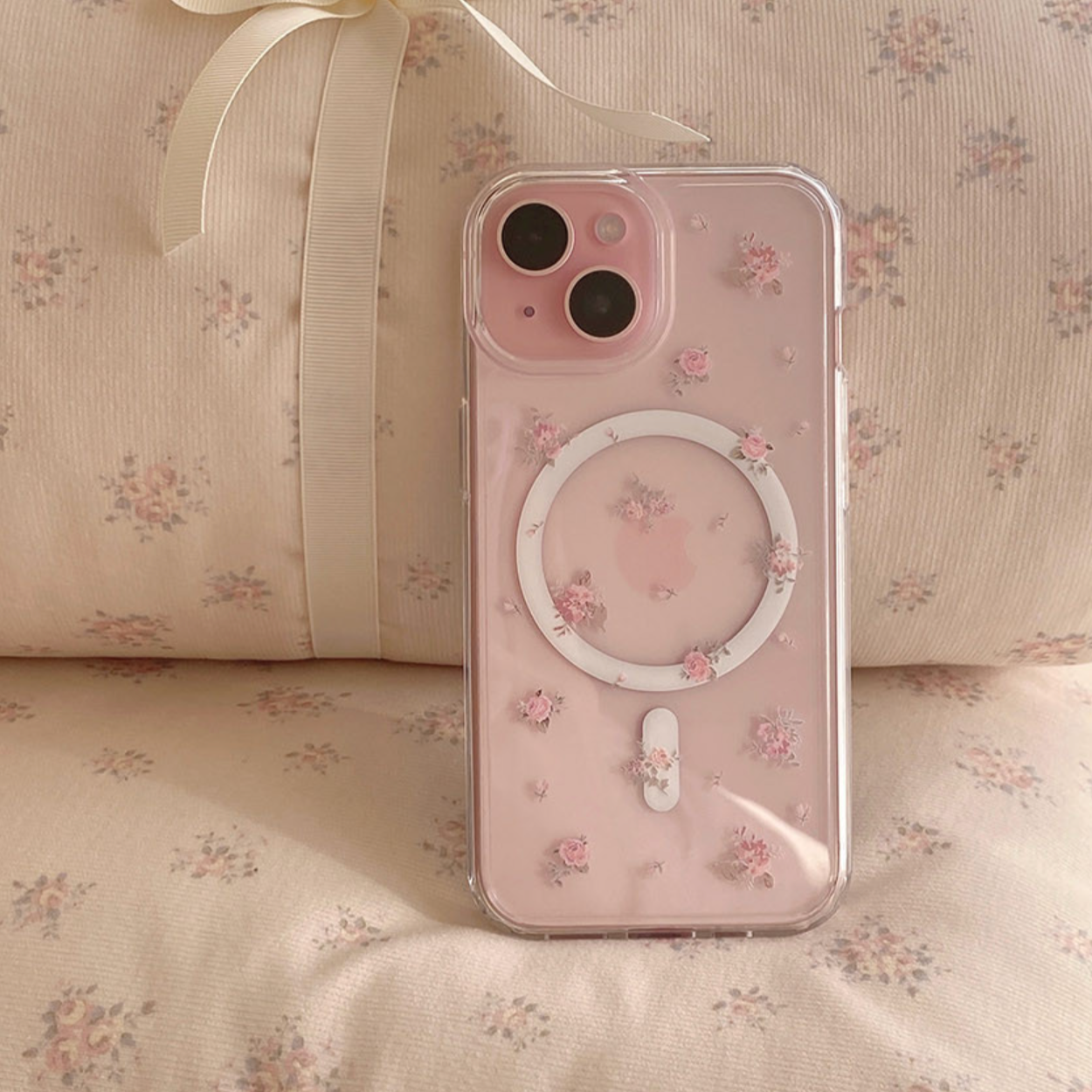 [Romantic Mood] Rose Letter Flower MagSafe Phone Case